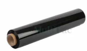 Heavy Ultra Black Pallet Wrap 150m Flush Core