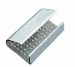 Extra Heavy Serrated Metal Clips. Heavy Duty Serrated Strapping Clips