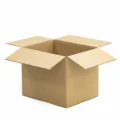 Double Wall Cardboard Box measuring 20x16x16 inches partly assembled.