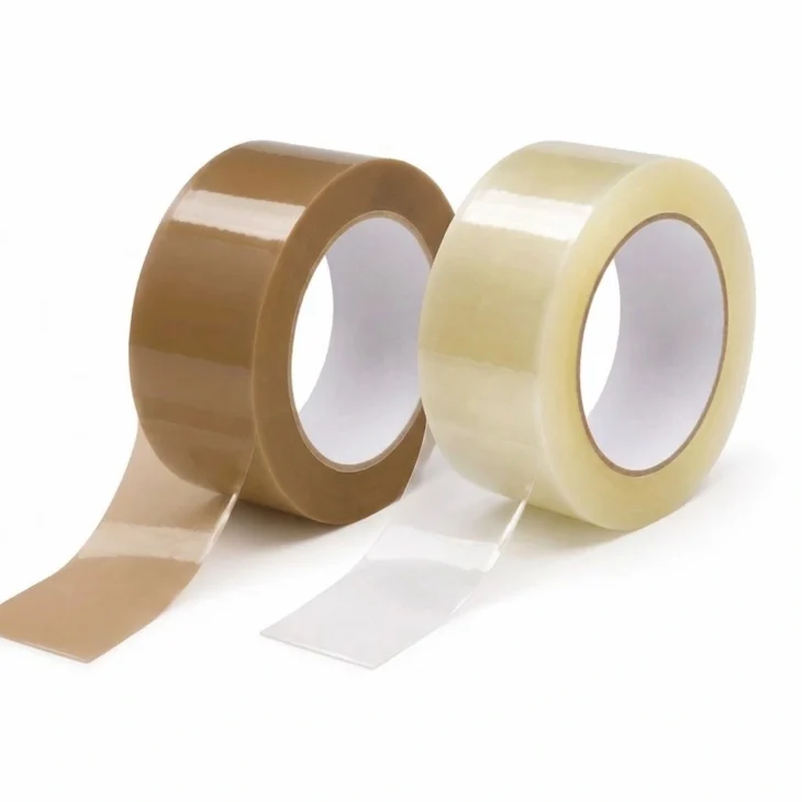 Solvent Tapes in either Clear or Buff. greater hold in extreme weather environments